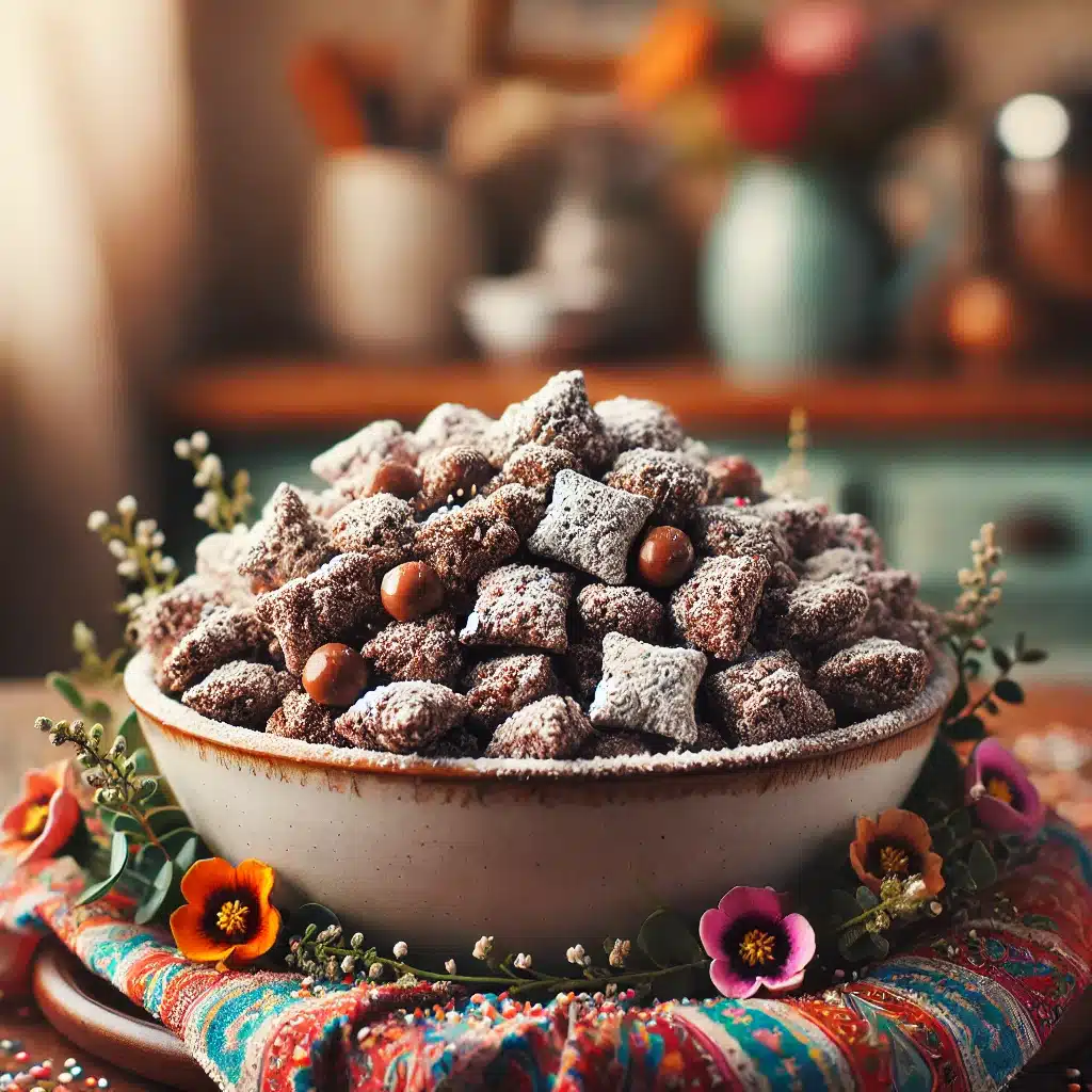 HOME 2 Best Muddy Buddies Recipe: Sweet, Crunchy & Irresistible