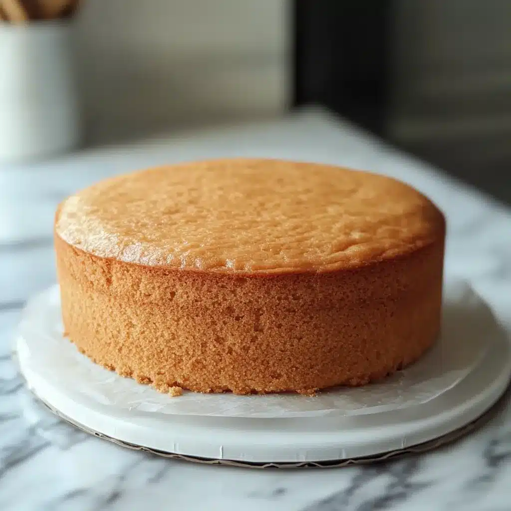 Achieving Perfect Cake Texture: The Ultimate Guide 3 "Achieving perfect cake texture – a golden, evenly baked sponge cake with a smooth surface."