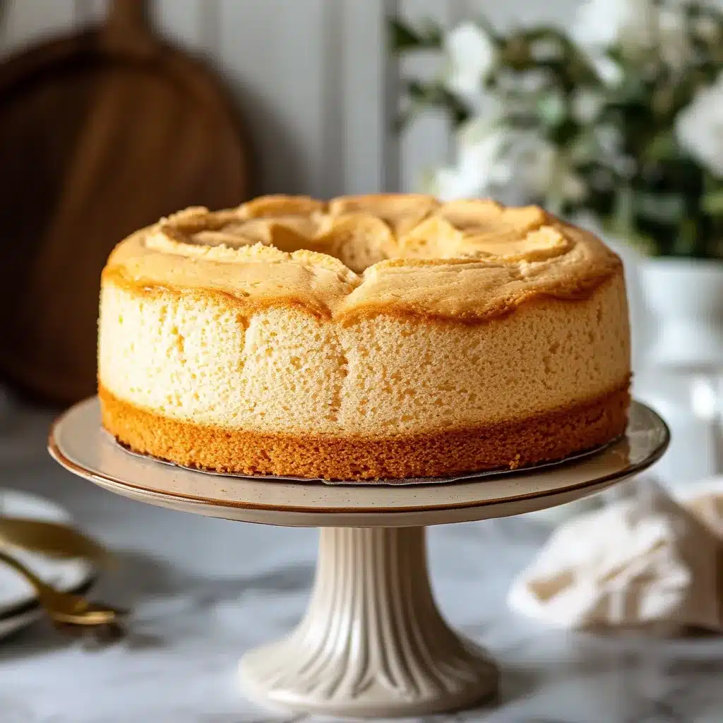 Achieving Perfect Cake Texture: The Ultimate Guide 2 "Achieving perfect cake texture – a beautifully risen, golden sponge cake on a pedestal stand."