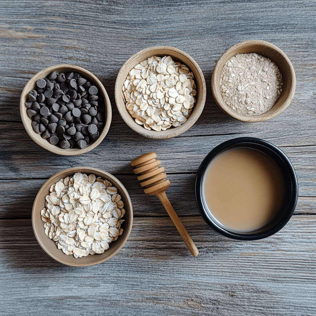 Protein Cookie Dough: The Best Guide to Healthy, Guilt-Free Indulgence 5 ingredients for protein cookie dough flat-lay photo