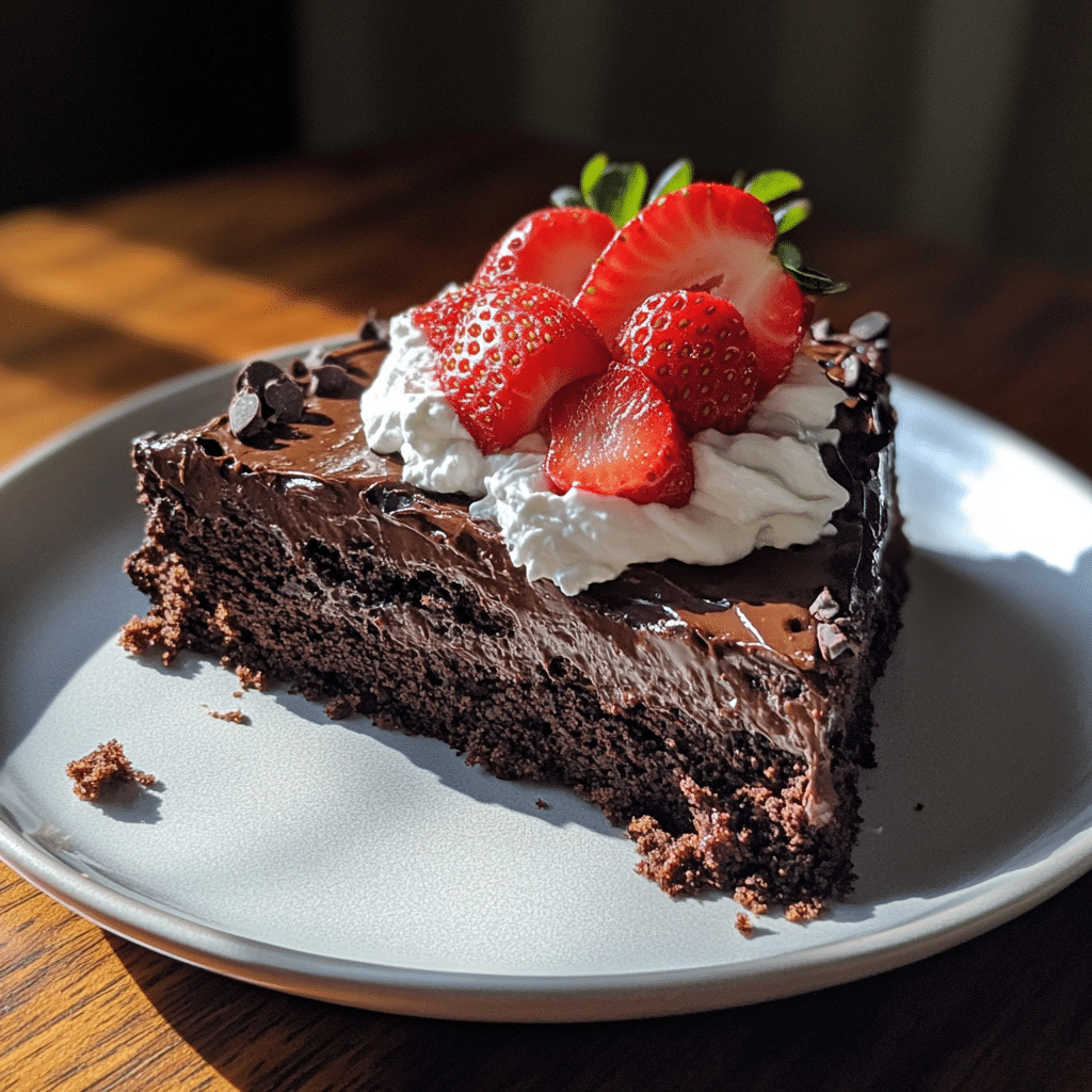 Chocolate Protein Cake – The Delicious Way to Boost Your Protein Intake 9 chocolate protein cake with Greek yogurt and fruit