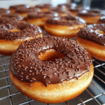 Protein Donuts – The High-Protein Snack That’s Actually Worth the Hype 7 chocolate and vanilla protein donuts fresh from the oven