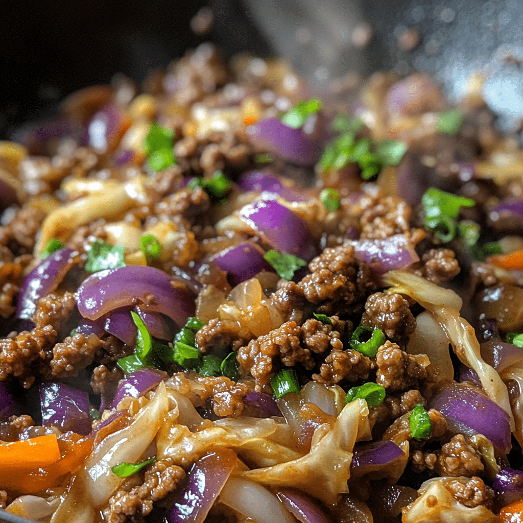High Protein Low Calorie Ground Beef Recipe: Your Go-To Guide for Healthy, Flavor-Packed Meals 7 step-by-step cooking of high protein ground beef stir fry