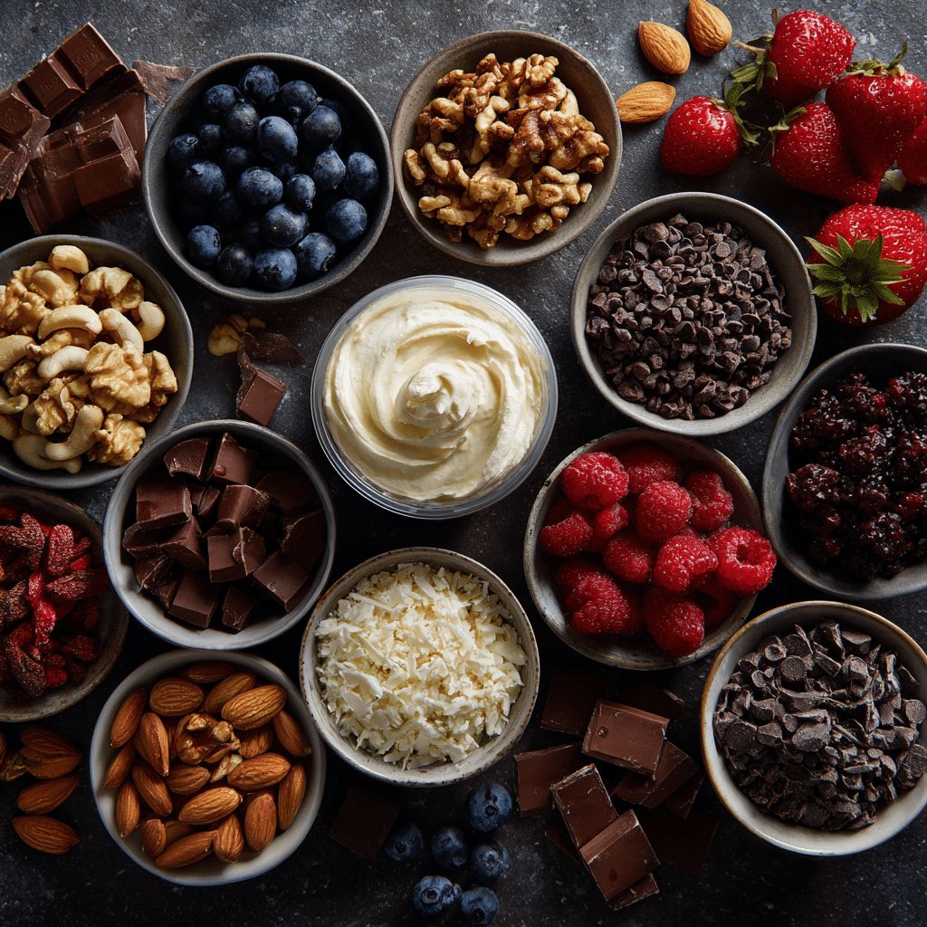 Ninja Creami Vanilla Protein Ice Cream Recipe – The Ultimate High-Protein Dessert 7 healthy toppings for ninja creami vanilla protein ice cream