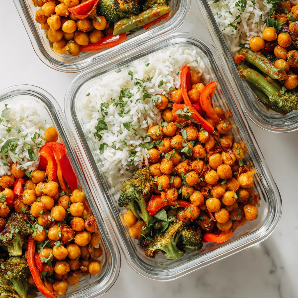 High-Protein Spicy Chickpea Bowl