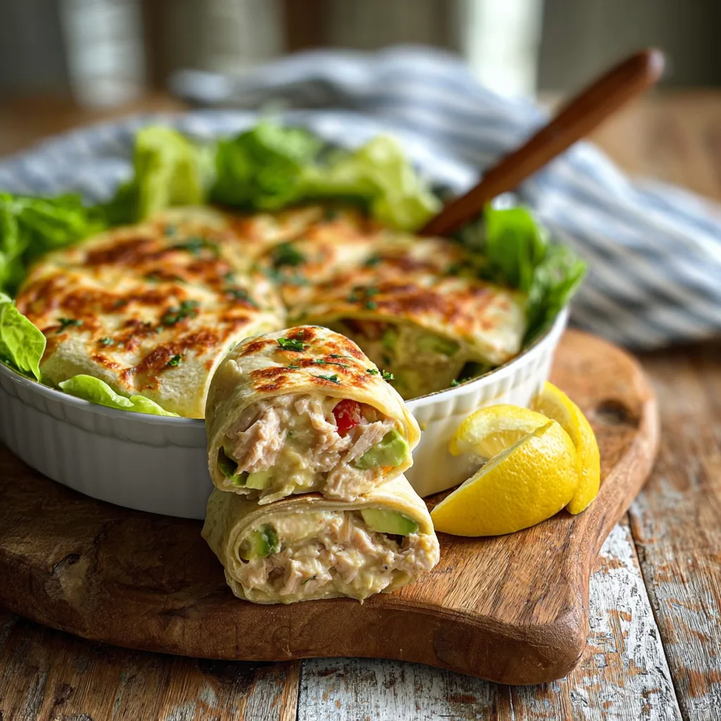 Tuna Avocado Wraps Tuna Avocado Wraps