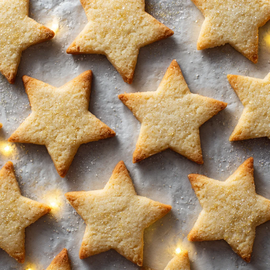 Gluten-free almond flour sugar cookies on cooling rack with golden edges in bright natural kitchen light.
