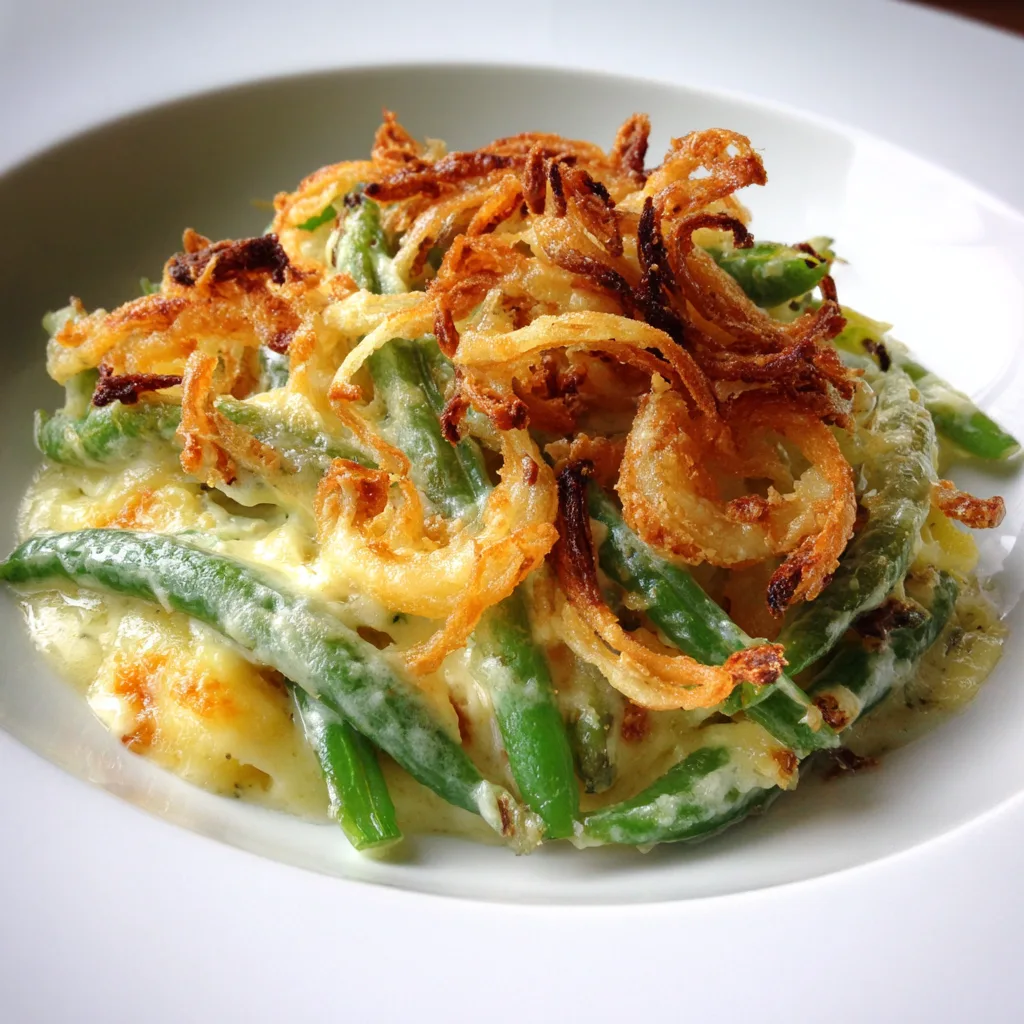 Creamy Green Bean and Potato Casserole (Gluten-Free Option)