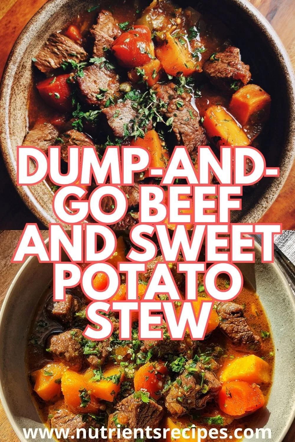 Dump‑and‑Go Beef and Sweet Potato Stew – Lazy Crockpot Dinner