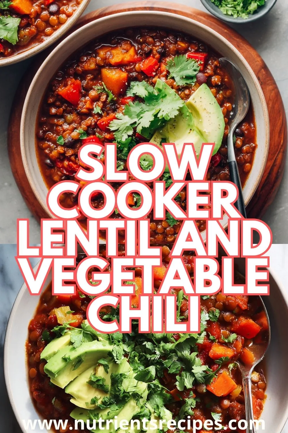 Slow Cooker Lentil and Vegetable Chili – Healthy Crockpot Classic