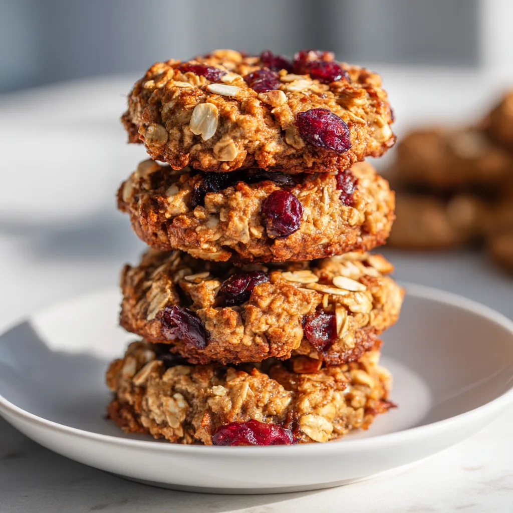 Oatmeal Cranberry Protein Cookies