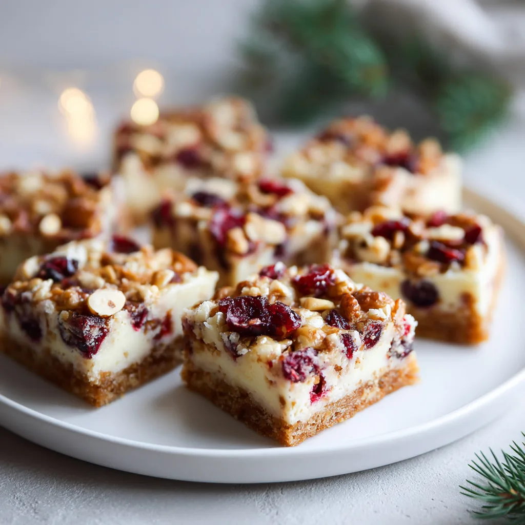 White Chocolate Cranberry Bars