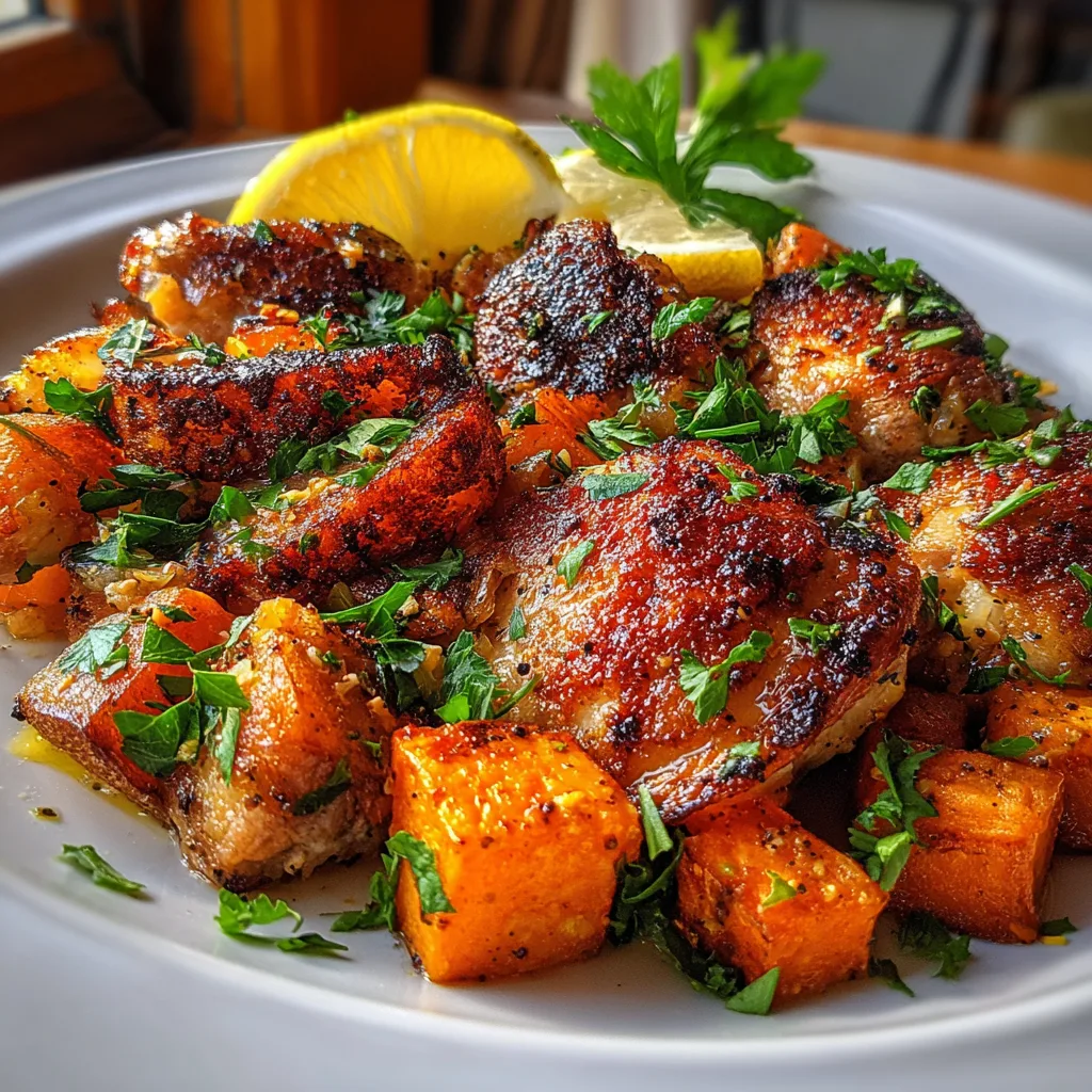 Pressure Cooker Loaded Potato and Sausage Casserole in a white bowl with melted cheddar cheese
